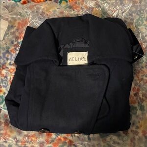dELiA*s Navy Blue Pea Coat